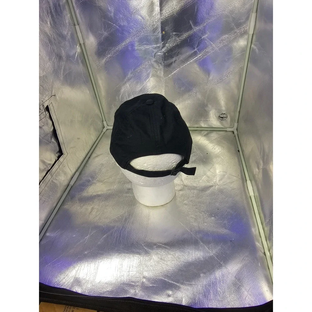 Under Armour Womens Adjustable Baseball Cap Hat Black White Logo OSFA Strapback